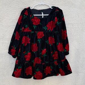 Janie and Jack Red Floral Dress